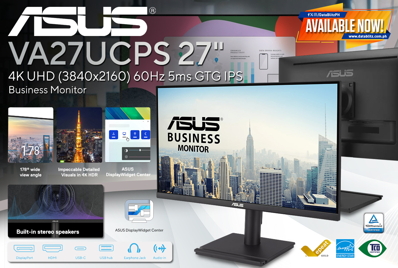 Asus monitors VA27UCPS